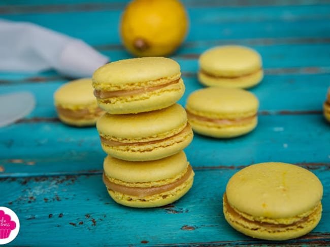 Macarons au citron et crème de citron