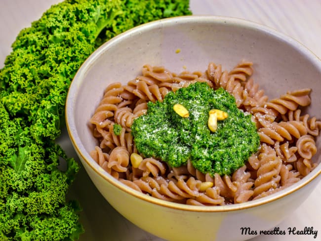 Pesto de chou kale à la ricotta