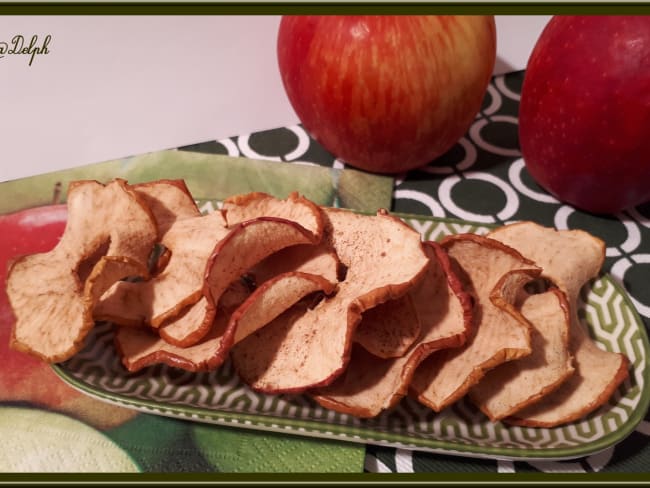 Chips de pommes à la canelle