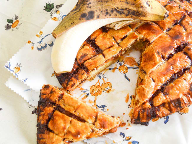 Galette des rois banane et caramel : une galette gourmande