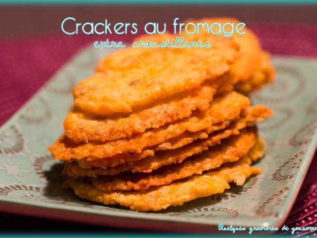 Crackers au fromage extra croustillants