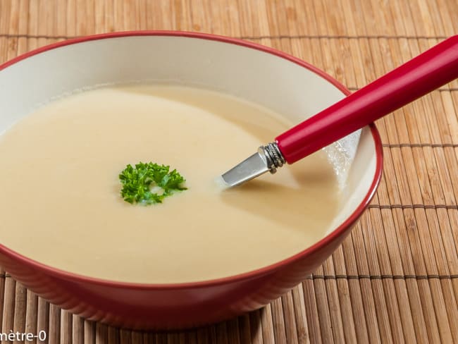 Soupe aux oignons et crème fraiche