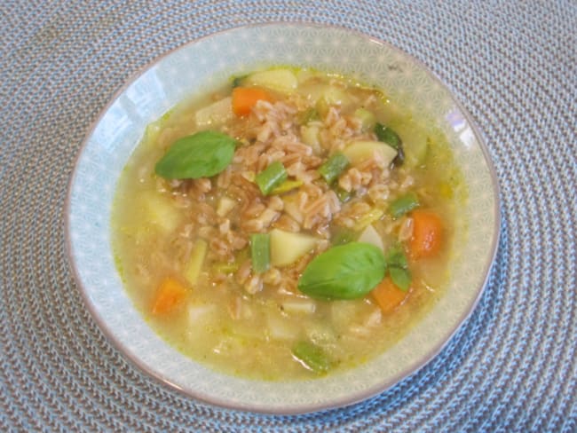 Soupe au petit épeautre comme en Toscane