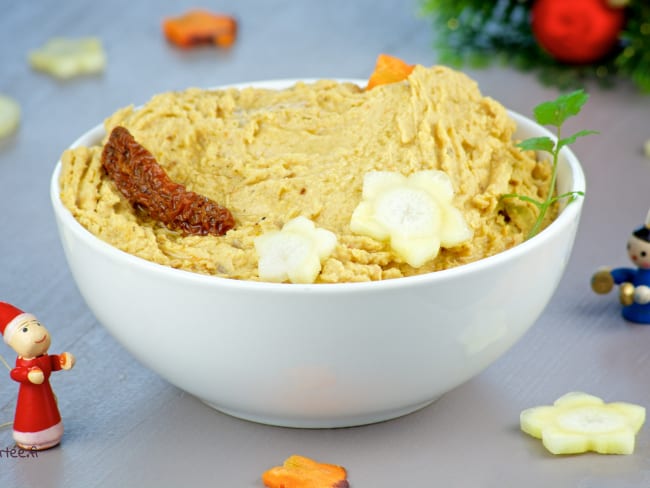 Houmous aux tomates séchées