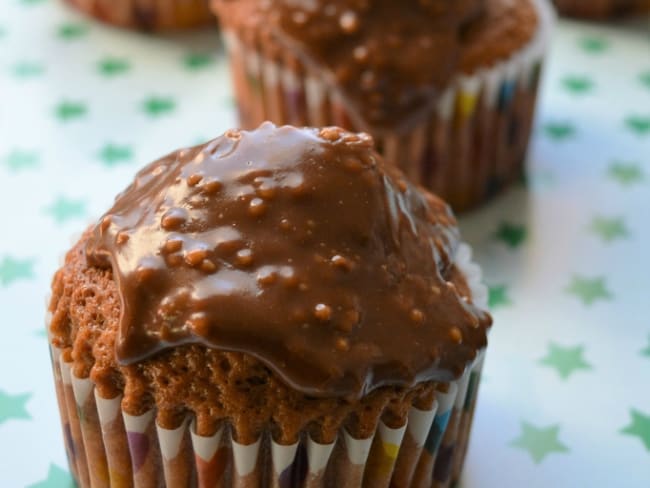 Muffins marbrés vanille et Milka