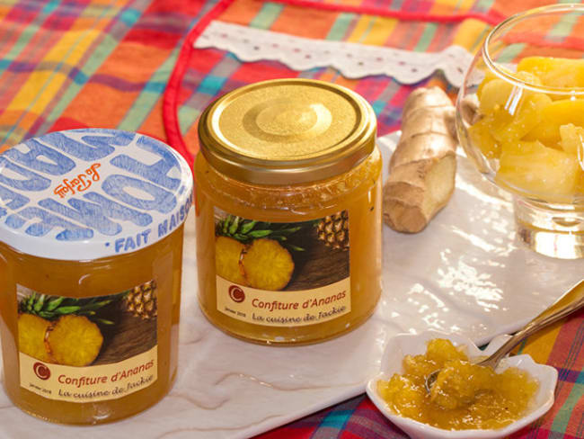 Confiture d’ananas au gingembre, vanille de Tahiti et Yuzu : une touche exotique pour votre petit déj'