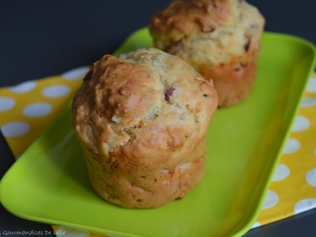 Muffins aux Oignons et aux Lardons Allumettes