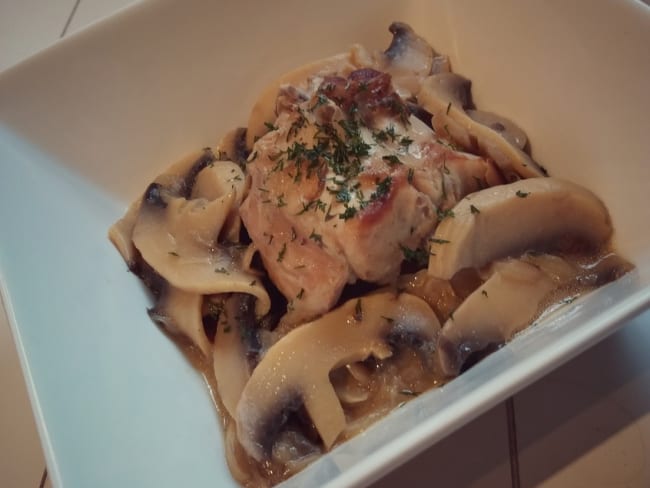 Lapin aux champignons avec ou sans Cookeo