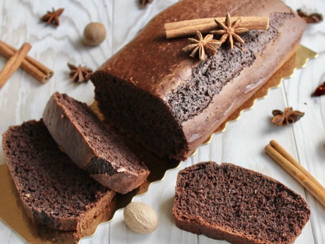 Pain d'épices végétal au chocolat