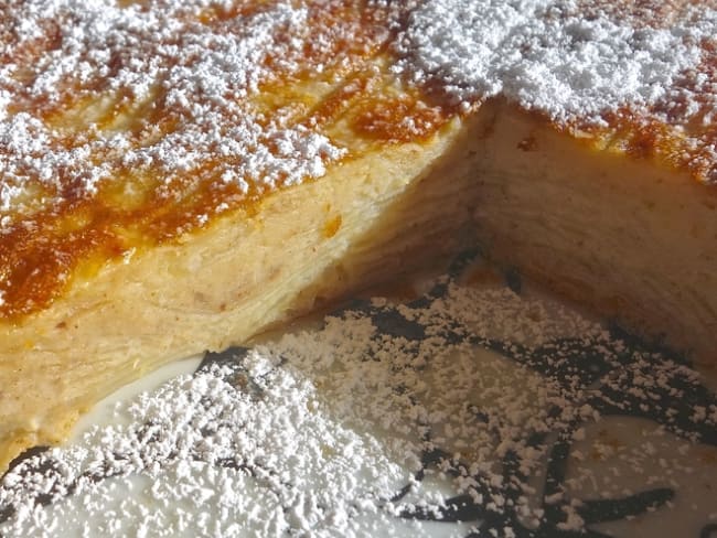 Gâteau invisible aux poires