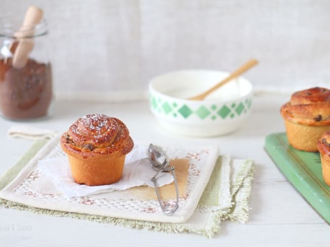 Rolls à la crème de marrons pour le petit déj’ du dimanche