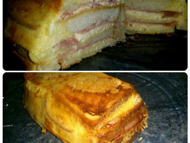 Cake croque monsieur