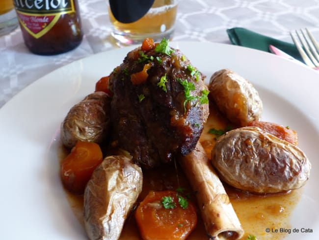 "Carbonnade" de souris d’agneau