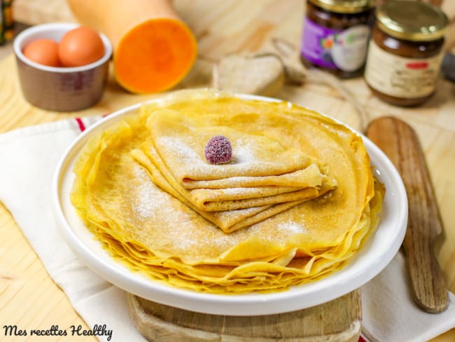 Crêpe au butternut et épice