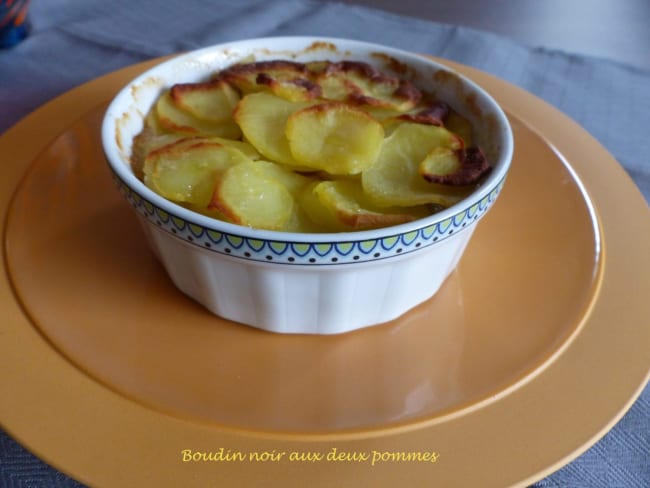 Boudin noir aux deux pommes