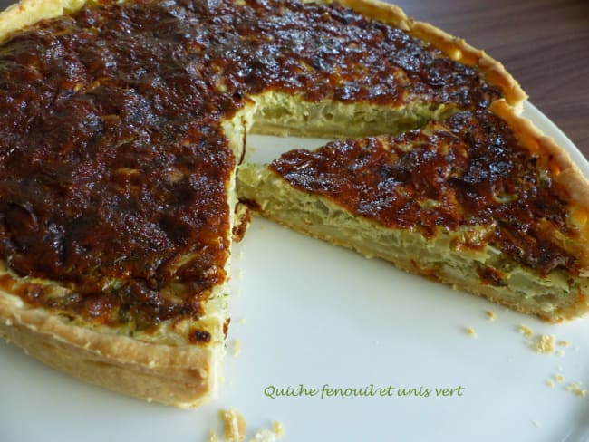 Quiche fenouil et anis vert