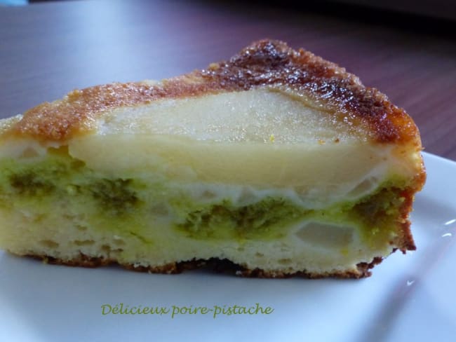 Délicieux poire-pistache