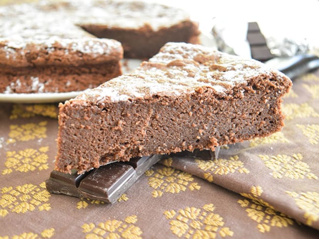 Gâteau au chocolat ultra moelleux à coeur