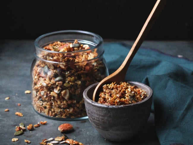 Granola salé aux épices