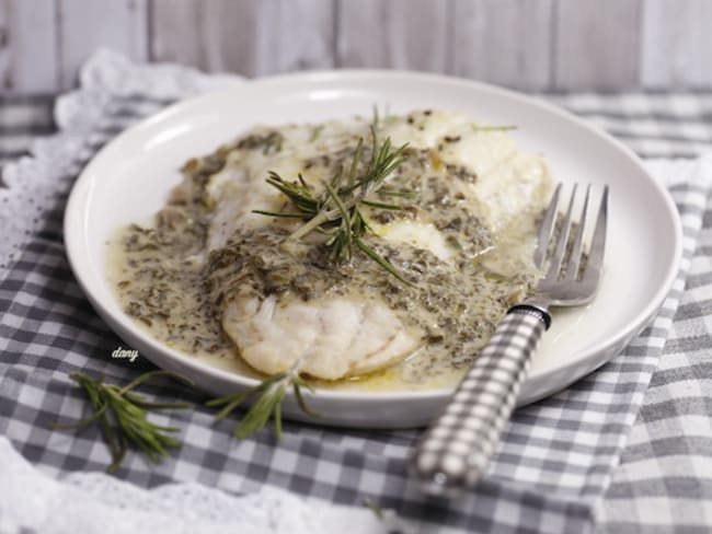 Filets de sandre, sauce à l'oseille