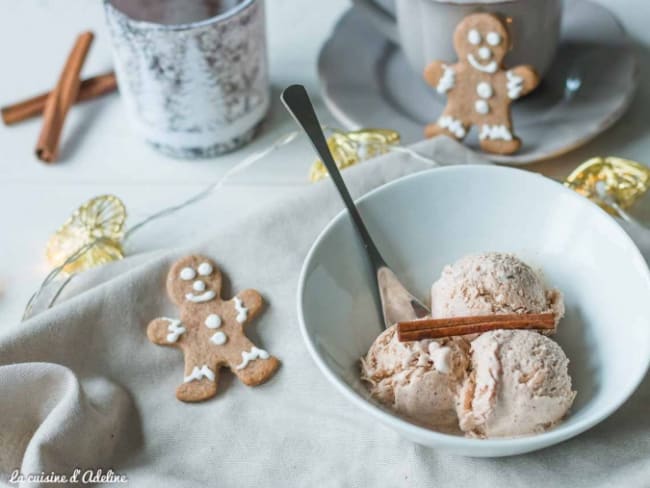 Glace à la cannelle onctueuse sans sorbetière