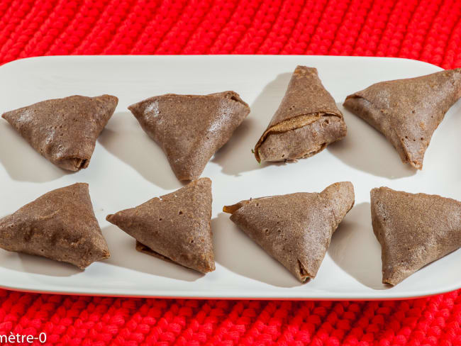 Samossas de galettes pétoncles champignons