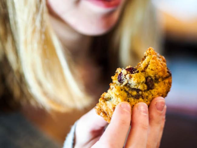 Cookies moelleux au chocolat au lait et aux cranberries