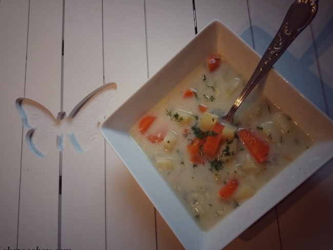 Zupa koperkowa ou soupe polonaise à l'aneth