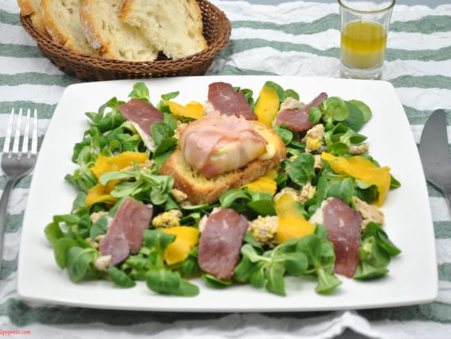 Salade folle aux saveurs de fête