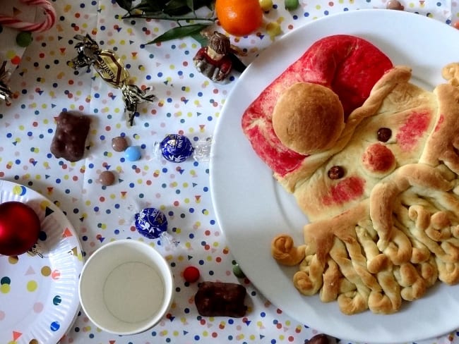 Brioche père Noël (pour les petits enfants)