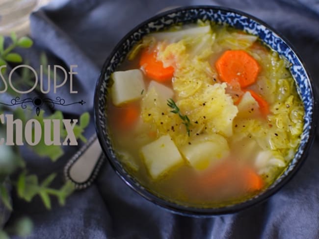 Soupe au chou detox