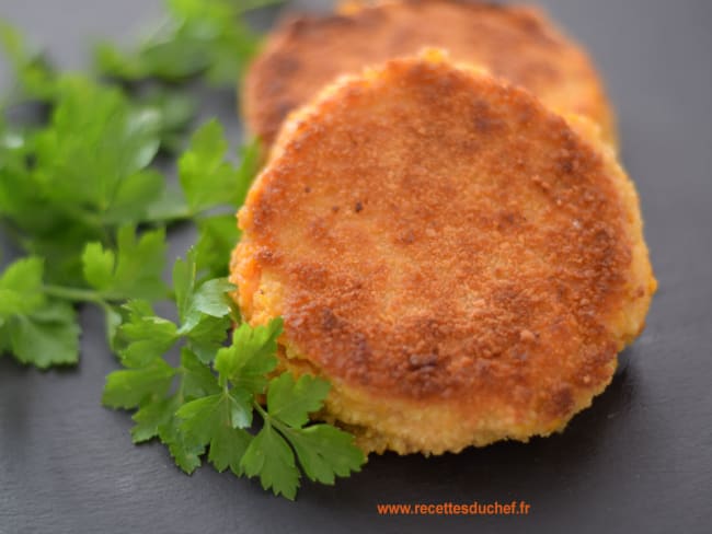 Galette de courge butternut à la farine de riz