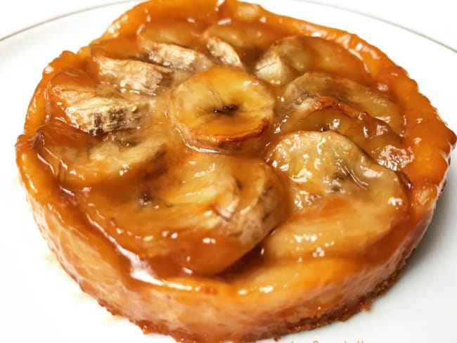 La tarte facile à la banane et au caramel au beurre salé