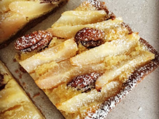 Tarte Bourdaloue, noix de pécan