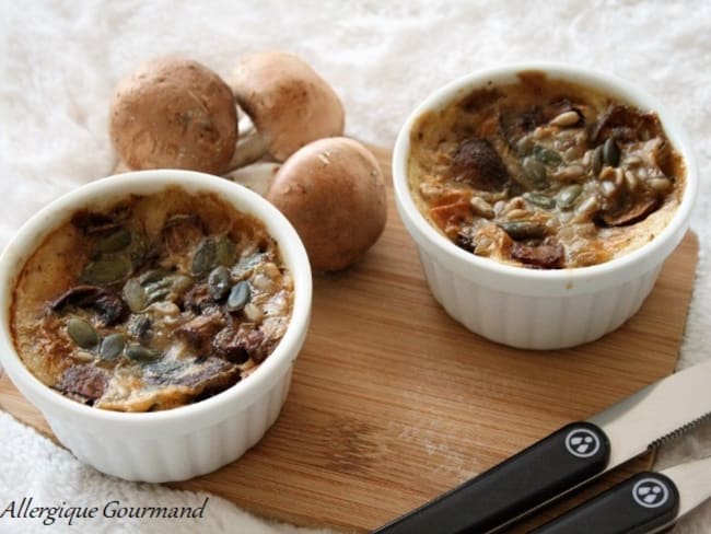 Clafoutis aux champignons