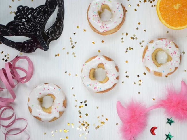 Petits gâteaux à l'orange façon faux beignets (Mardi Gras)