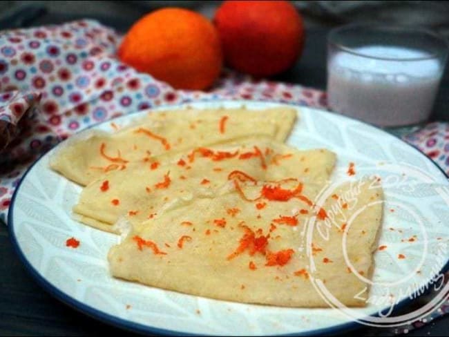 Crêpes moelleuses au lait de coco