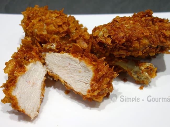 Corn fried chicken comme dans le Sud des USA