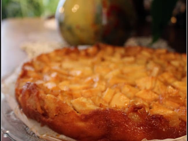 Far aux pommes au caramel au beurre salé