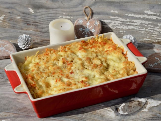 Gratin de crozets savoyard