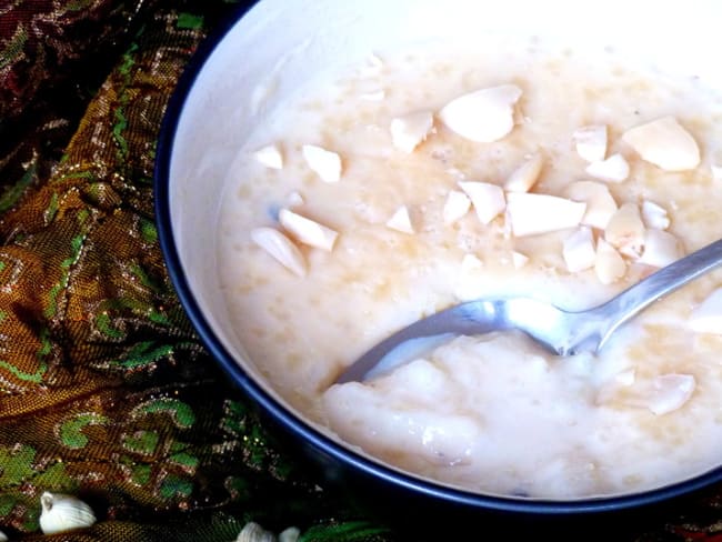 Khir ou Kheer : un riz au lait indien à la cardamome