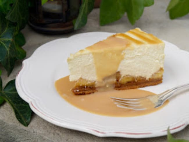 Cheesecake pomme caramel beurre salé