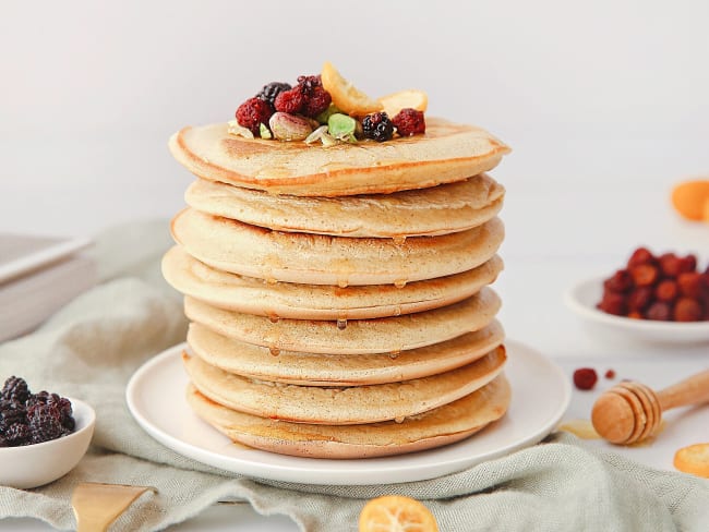 Pancakes healthy à la farine complète