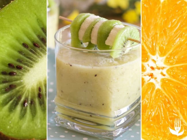 Smoothie vitaminé Kiwi agrumes