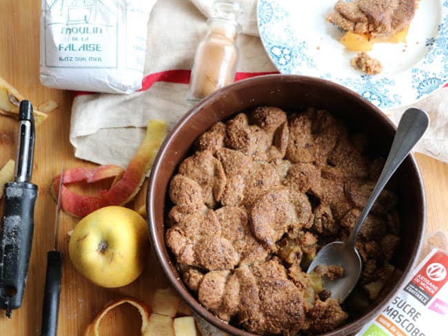 Apple pandowdy : un gâteau aux pommes américain