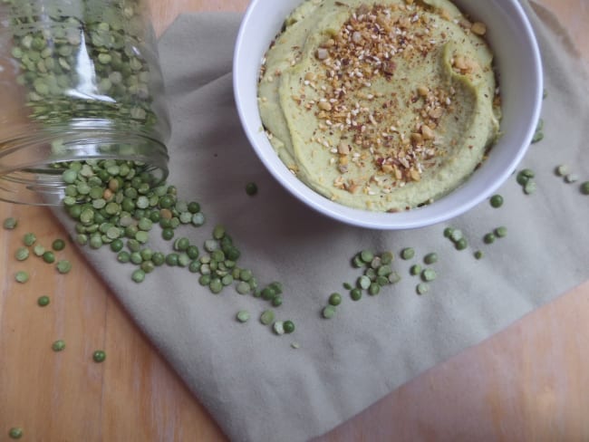 Houmous de pois cassés et dukkah