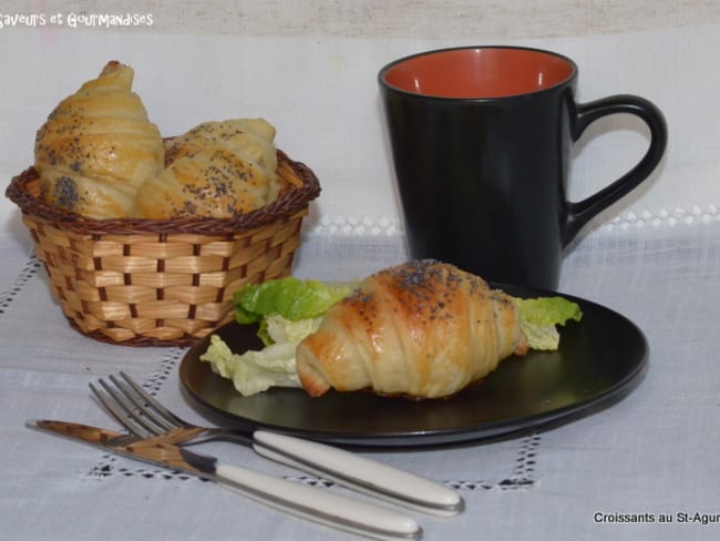 Croissants farcis au fromage