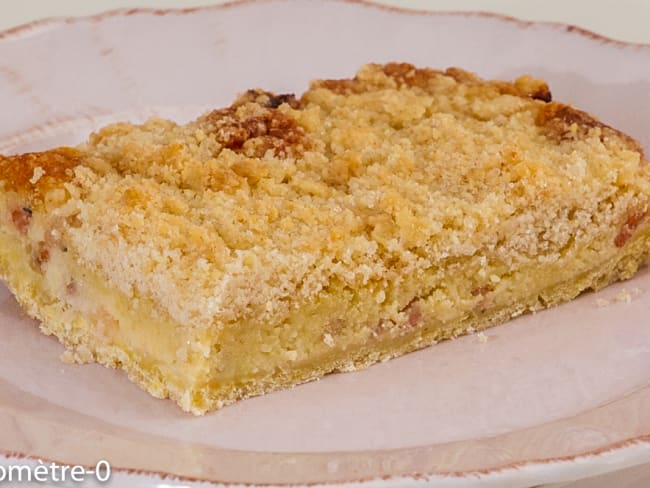 Tarte crumble aux groseilles