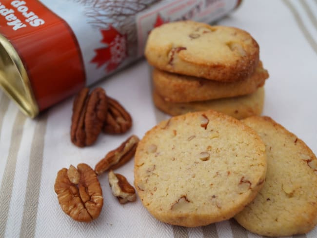 Sablés aux noix de pécan et au sirop d'érable