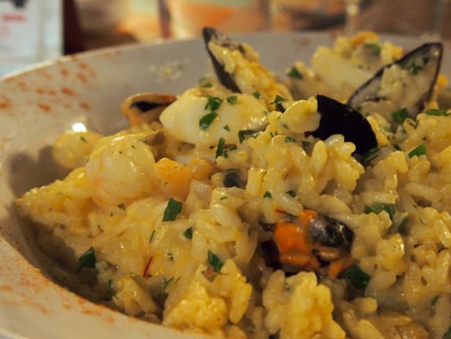 Risotto de mariscos